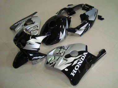 Buy 1990-1998 Honda CBR250RR MC22 Motorcycle Fairings - Silver Glossy Black UK
