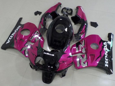 Buy 1990-1998 Honda CBR250RR MC22 Motorcycle Fairing Kits - Pink Glossy Black UK
