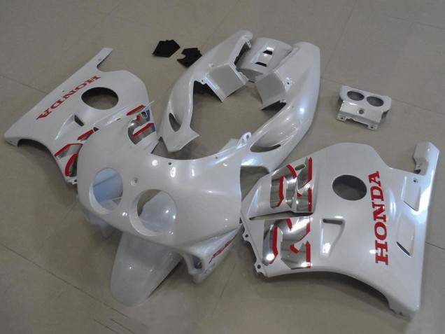 1990-1998 Honda CBR250RR MC22 Motorcycle Fairings - Pearl White Red UK