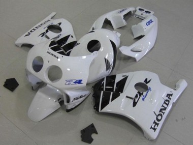 Buy 1990-1998 Honda CBR250RR MC22 Motorcycle Fairings - White Glossy Black UK