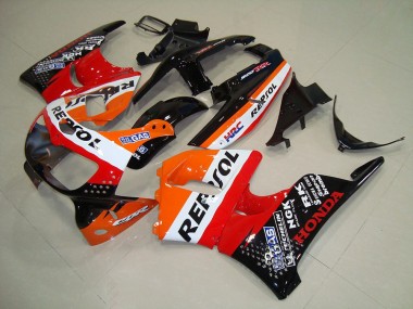 Buy 1994-1995 Honda CBR900RR 893 Motorcycle Fairings - Orange White Red Glossy Black HRC Repsol UK
