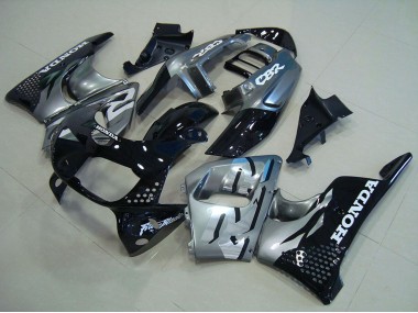 Buy 1996-1997 Honda CBR900RR 893 Motorcycle Fairings - Silver Glossy Black UK