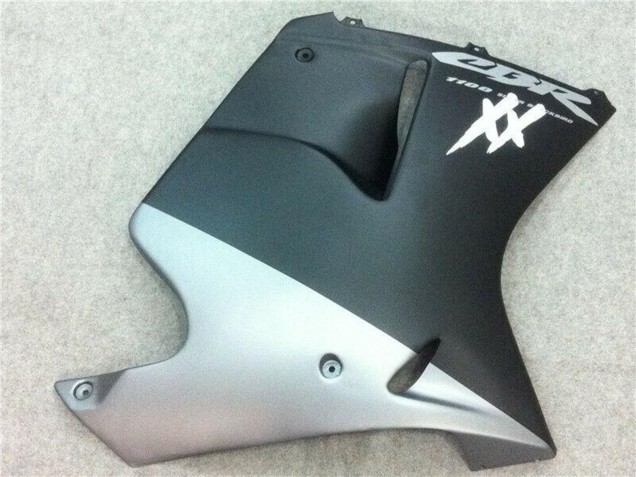 1996-2007 Honda CBR1100XX Blackbird Motorcycle Fairings - Matte Black Silver UK