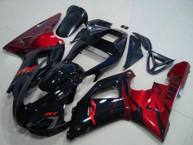 Buy 1998-1999 Yamaha YZF R1 Motorcycle Fairings - Glossy Black Red UK