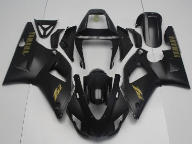 Buy 1998-1999 Yamaha YZF R1 Motorcycle Fairings - Glossy Black Matte Black Gold UK