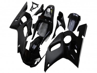 Buy 1998-2002 Yamaha YZF R6 Motorcycle Fairings - Glossy Black Matte Black UK