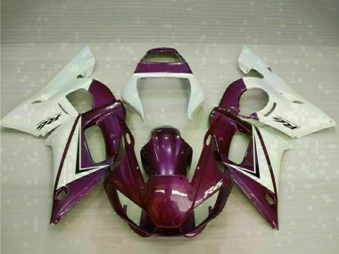 Buy 1998-2002 Yamaha YZF R6 Motorcycle Fairings - White Purple UK