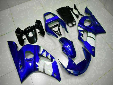 Buy 1998-2002 Yamaha YZF R6 Motorcycle Fairings - Blue White UK