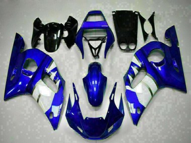 Buy 1998-2002 Yamaha YZF R6 Motorcycle Fairings - Blue White UK