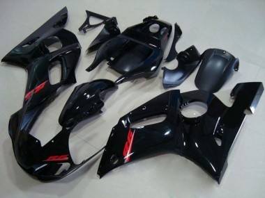 Buy 1998-2002 Yamaha YZF R6 Motorcycle Fairings - Glossy Black Red Decal UK