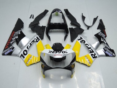 Buy 2000-2001 Honda CBR900RR 929 Motorcycle Fairing - Yellow Silver Glossy Black Repsol UK