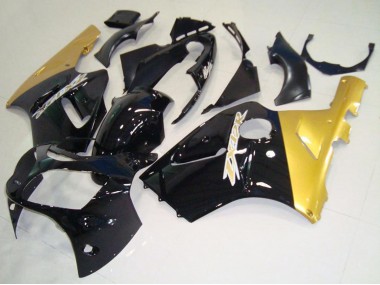 Buy 2000-2001 Kawasaki ZX12R Motorcycle Fairings - Glossy Black Gold UK