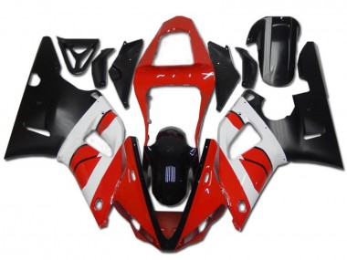 Buy 2000-2001 Yamaha YZF R1 Motorcycle Fairing - Red White Glossy Black UK