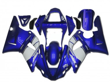 Buy 2000-2001 Yamaha YZF R1 Motorcycle Fairing - Blue White UK