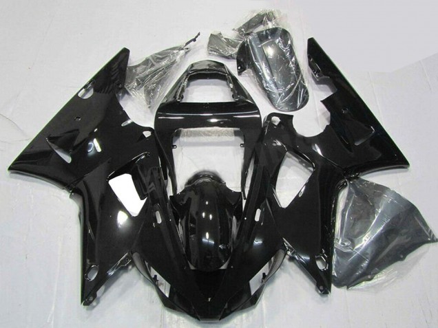 2000-2001 Yamaha YZF R1 Motorcycle Fairings - Glossy Black UK