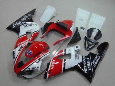 Buy 2000-2001 Yamaha YZF R1 Motorcycle Fairings - Red White Glossy Black Petronas Yamalube UK