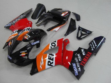 Buy 2000-2001 Yamaha YZF R1 Motorcycle Fairings - Orange White Red Black Repsol UK