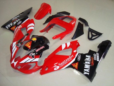 Buy 2000-2001 Yamaha YZF R1 Motorcycle Fairings - Red White Glossy Black Santander UK