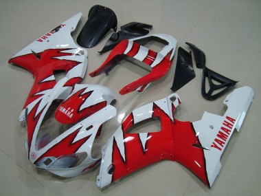 Buy 2000-2001 Yamaha YZF R1 Motorcycle Fairings - White Red UK