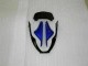 2000-2002 Kawasaki ZX6R Motorcycle Fairings - Blue Glossy Black Elf Bridgestone UK