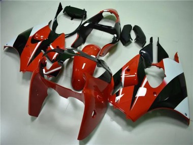 Buy 2000-2002 Kawasaki ZX6R Motorcycle Fairings - White Red Glossy Black UK