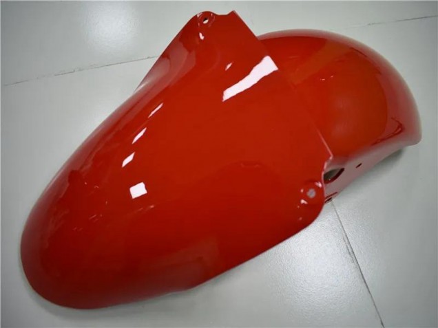 2000-2002 Kawasaki ZX6R Motorcycle Fairings - White Red Glossy Black UK