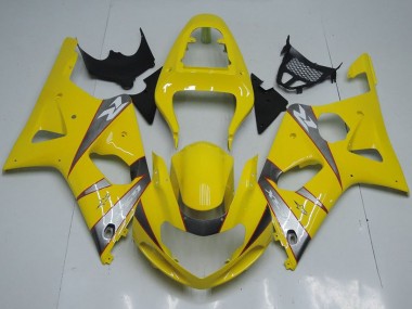 Buy 2000-2002 Suzuki GSXR 1000 Motorcycle Fairings - Yellow Silver Grey UK