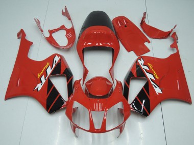 Buy 2000-2006 Honda VTR1000 Motorcycle Fairing Kits - Red Glossy Black Stripe UK