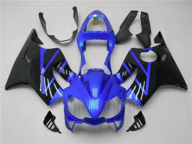2001-2003 Honda CBR600 F4i Motorcycle Fairing - Blue Glossy Black UK