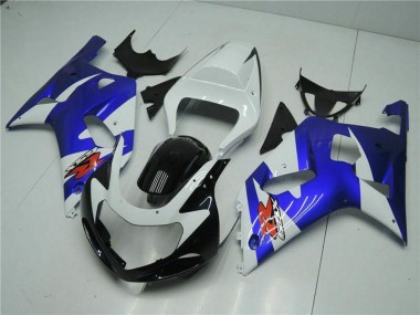 Buy 2001-2003 Suzuki GSXR 600/750 Motorcycle Fairings - White Blue Black UK