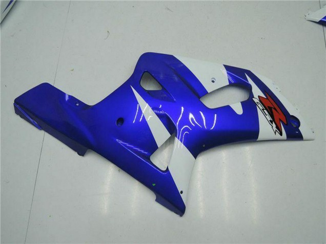 2001-2003 Suzuki GSXR 600/750 Motorcycle Fairings - White Blue Black UK