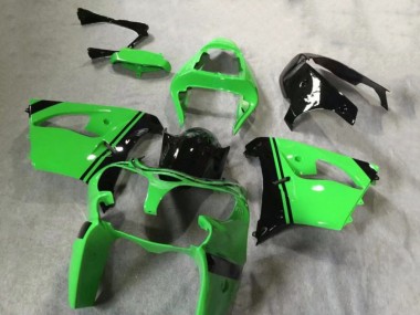 Buy 2002-2003 Kawasaki ZX9R Motorcycle Fairings - Green Glossy Black UK