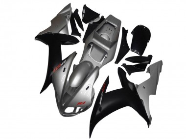 Buy 2002-2003 Yamaha YZF R1 Motorcycle Fairings - Silver Matte Black UK