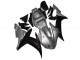 2002-2003 Yamaha YZF R1 Motorcycle Fairings - Silver Matte Black UK