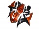 2002-2003 Yamaha YZF R1 Motorcycle Fairings - Orange Matte Black UK