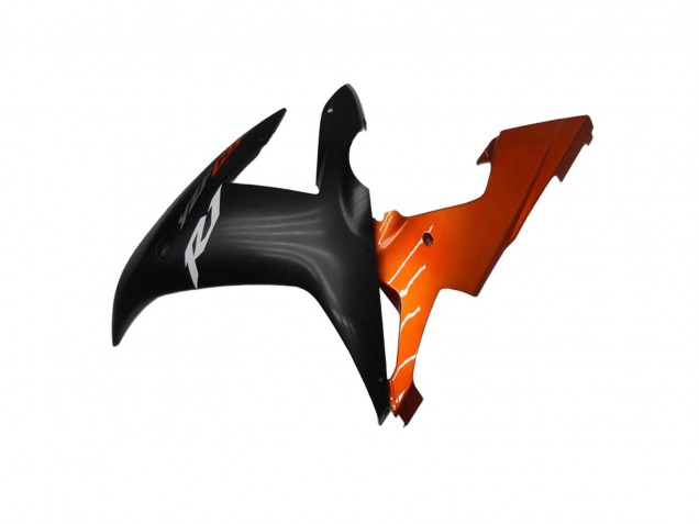 2002-2003 Yamaha YZF R1 Motorcycle Fairings - Orange Matte Black UK
