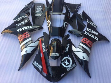 Buy 2002-2003 Yamaha YZF R1 Motorcycle Fairings - Glossy Black White Red Yamalube ENEOS UK