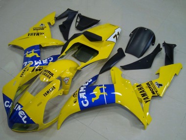 Buy 2002-2003 Yamaha YZF R1 Motorcycle Fairings - Yellow Blue Camel Motul UK