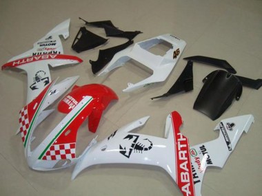 Buy 2002-2003 Yamaha YZF R1 Motorcycle Fairings - White Red Green Abarth Motul Michelin UK