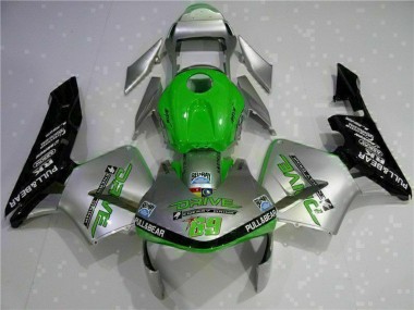 Buy 2003-2004 Honda CBR600RR Motorcycle Fairing - Silver Green Glossy Black UK