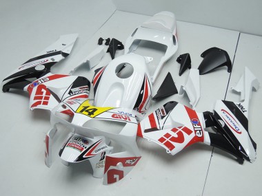 Buy 2003-2004 Honda CBR600RR Motorcycle Fairings - White Red Yellow Glossy Black Givi 14 UK