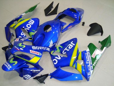 Buy 2003-2004 Honda CBR600RR Motorcycle Fairing - Blue Yellow Green MoviStar UK