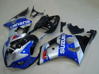 Buy 2003-2004 Suzuki GSXR 1000 Motorcycle Fairings - Silver Blue Glossy Black Red UK