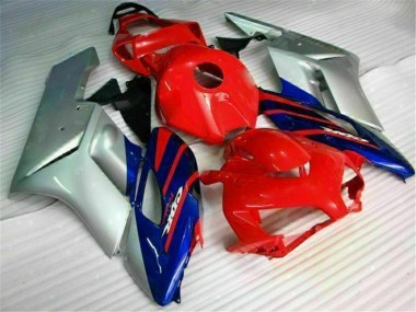 Buy 2004-2005 Honda CBR1000RR Motorcycle Fairings - Silver Red Blue Black Stripe UK