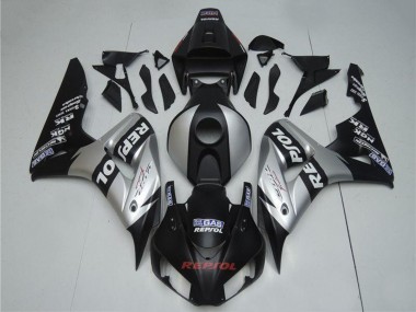 Buy 2004-2005 Honda CBR1000RR Motorcycle Fairings - Silver Glossy Black Repsol UK