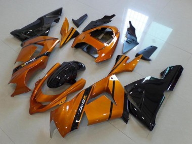 Buy 2004-2005 Kawasaki ZX10R Motorcycle Fairings - Gold Black UK