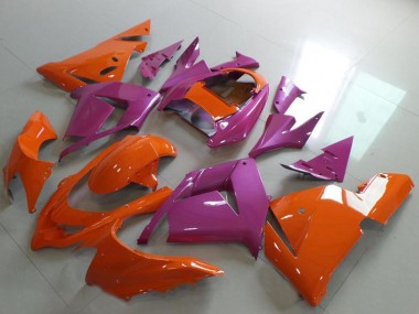 Buy 2004-2005 Kawasaki ZX10R Motorcycle Fairings - Orange and Pink UK