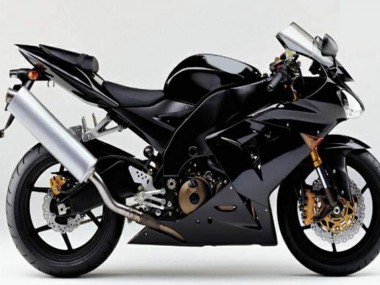 Buy 2004-2005 Kawasaki ZX10R Motorcycle Fairings - Glossy Black Matte Black UK