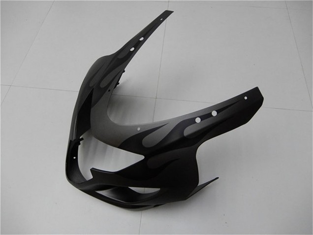 2004-2005 Suzuki GSXR 600/750 Motorcycle Fairings - Grey Black Flame UK