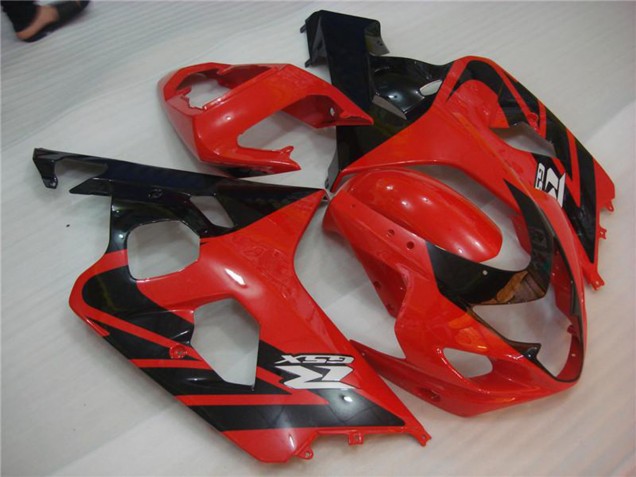 2004-2005 Suzuki GSXR 600/750 Motorcycle Fairings - Red Black UK